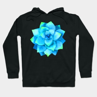 Blue Flower Hoodie